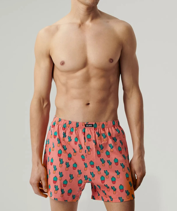 2MBH-005 Boxer bărbați Atlantic - bleumarin-coral