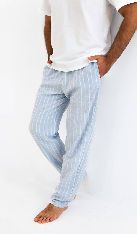 Pijama pentru bărbați David Sensis - perlă