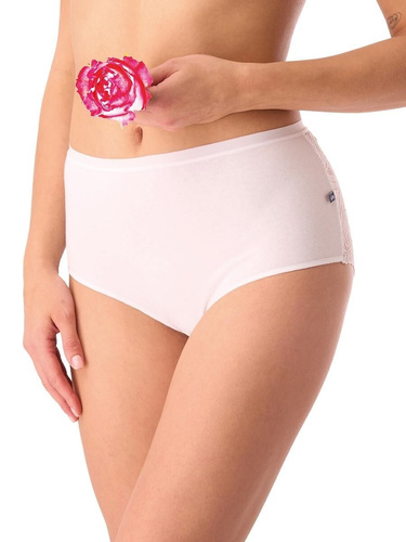 Chilot damă LPF 112 Key maxi bikini din bumbac – confort stabil, set 2 bucăți
