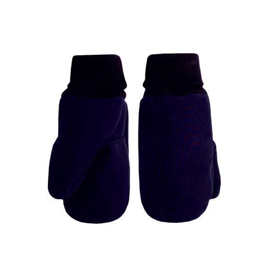 229074 Mănuși copii Nicol Softshell impermeabile cu polar - bleumarin