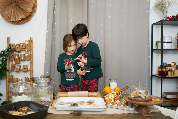 Pijama pentru copii Tess Italian Fashion - verde/print