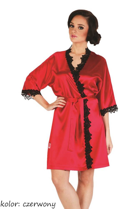 929 Kleoree Halat de baie pentru femei De Lafense - roșu