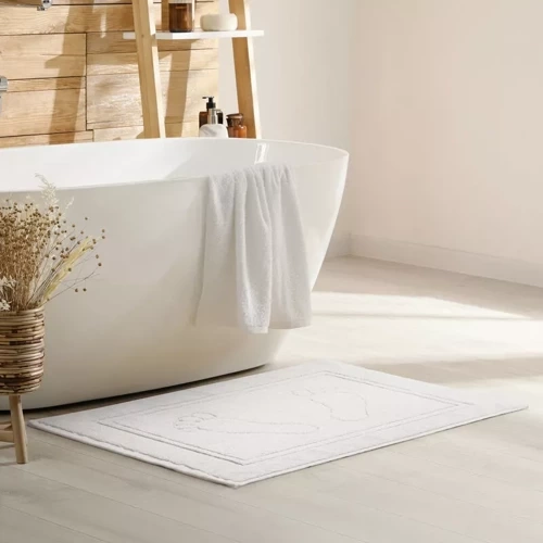 Covor de baie alb Sammy Eurocurtains