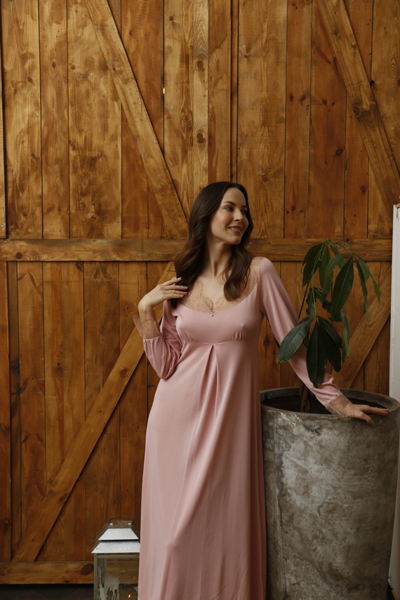 86649 Cămașă de noapte damă Odessa Seagull roz