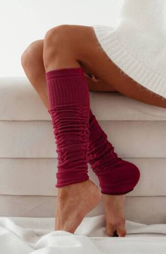 0705-001 Jambiere ajurate Milena - visiniu