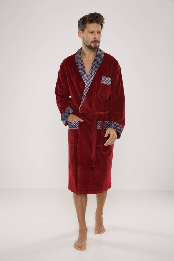 773 Bonjour halat de baie forex pentru bărbați - maro