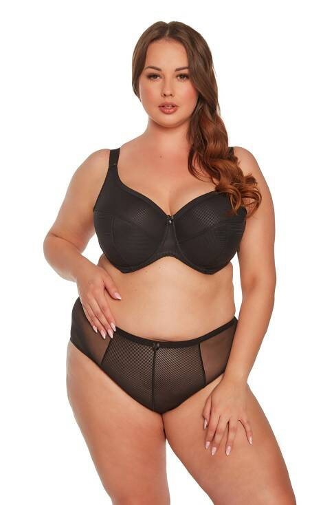 BSM 1058 Sonia Gaia sutien maxi semi-umflat - negru 