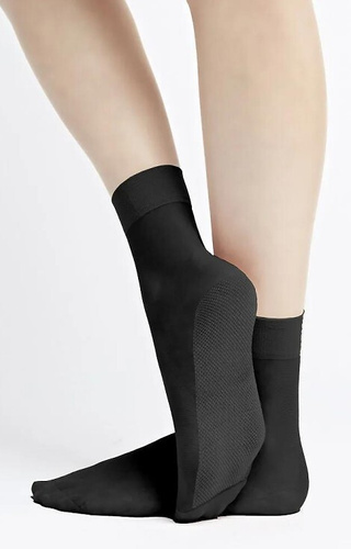 Nature Sole Sosete dama 20 den Knittex - negru