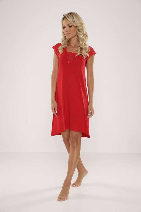 340 Cămașă de noapte Fanny Forex - roșu