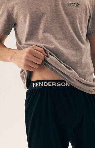 42697 Pantaloni de pijama Select Henderson - negri