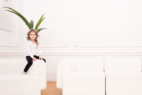 Tosia T-shirt pentru fete, cu mânecă lungă Italian Fashion- alb