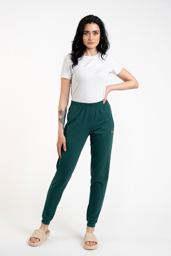 Pantaloni de trening Malmo Fashion pentru femei - verde
