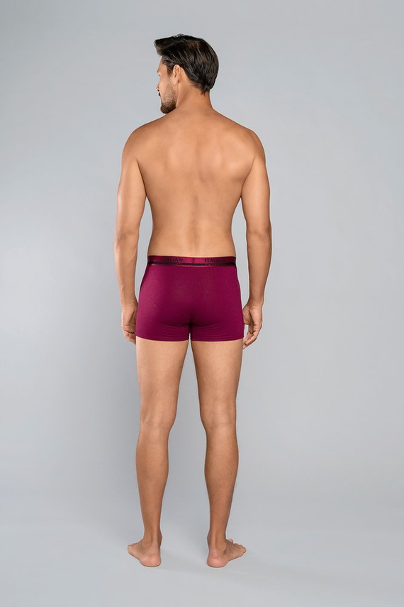 Slipi boxeri pentru bărbați Umberto Italian Fashion - vin