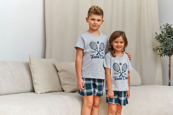 Pijama copii Doctor Nap 7402 Tennis bumbac