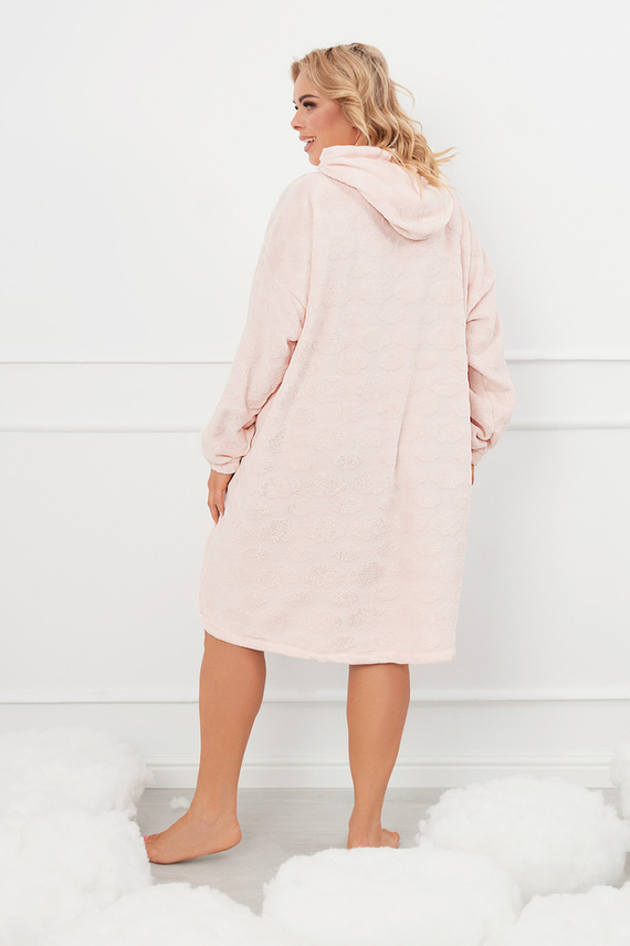 Runa Pătură top cu glugă Italian Fashion - roz 