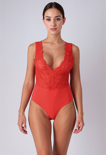 Body Evalie Red Passion Red – body elegant pentru femei