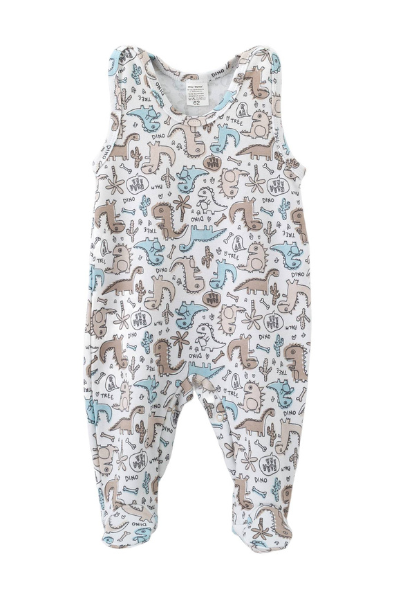 Martex bumbac dinozauri pijama bebelusi | Haine confortabile pentru bebelusi