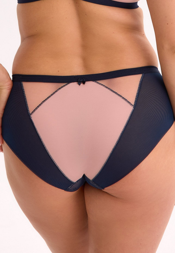 Tanga Aina GFP 1273 Gaia – Dantelă elegantă, tulle elastic, confort, albastru închis