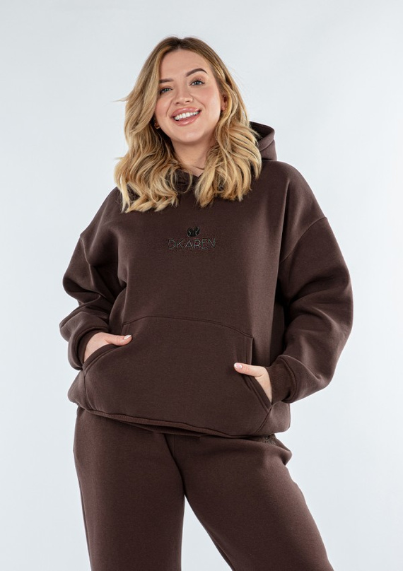 DK-K-B9-H1 Hanorac Dkaren - ciocolata