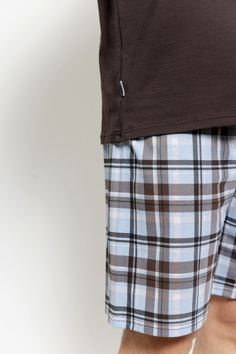 Taro 3578 Marcello pijama bărbați bumbac maro