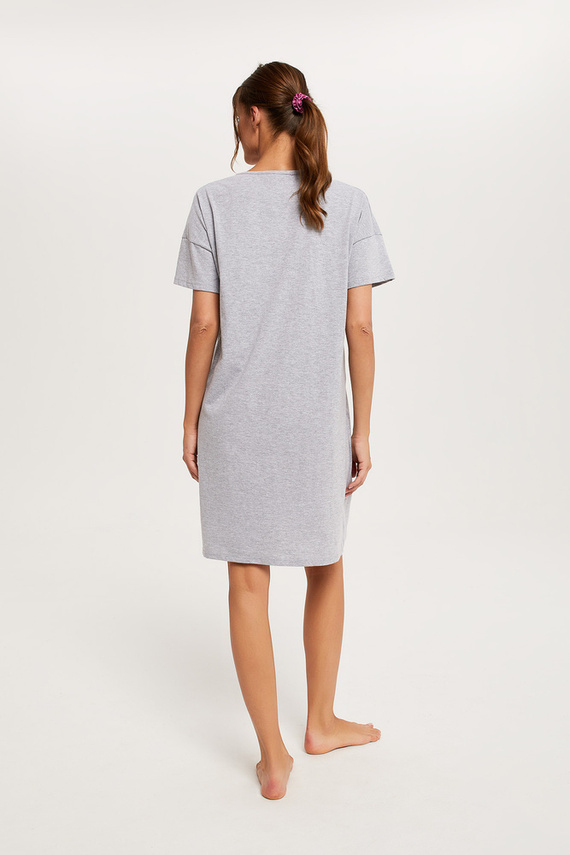 Dracena cămașă de noapte cu mânecă scurtă Italian Fashion - melange