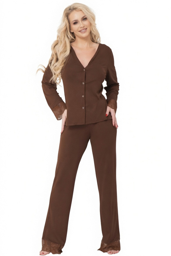Set pijama pentru femei Penang Kalimo - roșu