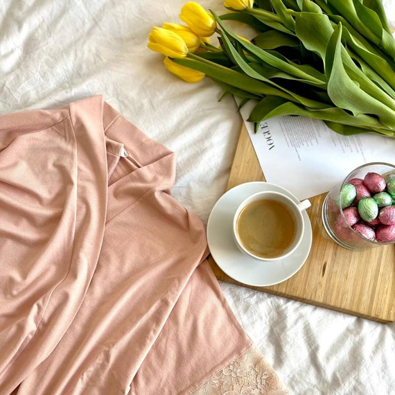 643 Noela Halat de baie pentru femei De Lafense - bej