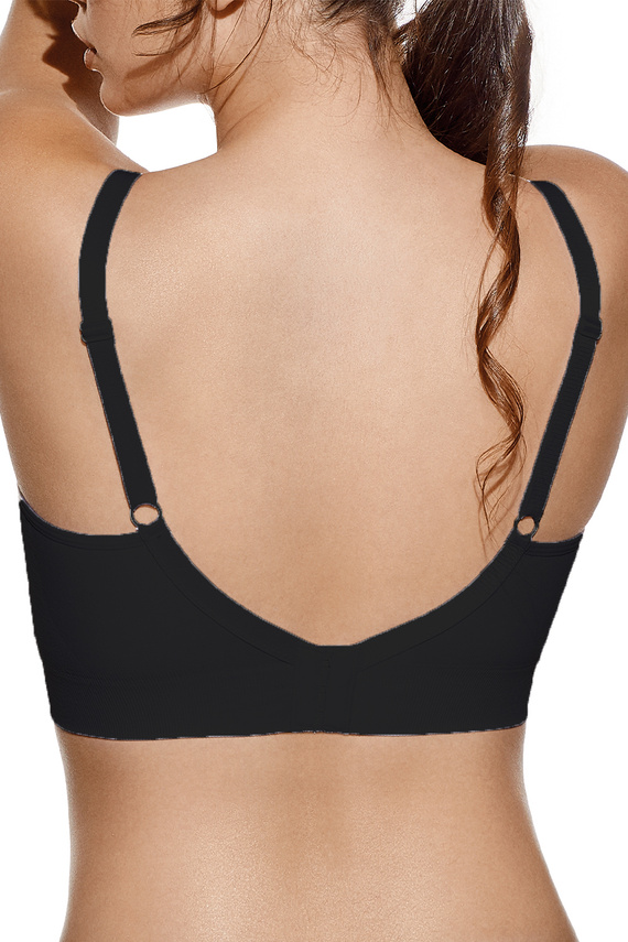 Sutien de alăptare Jana Selene, negru – fără armătură, respirabil