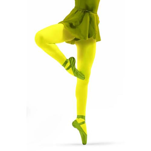 Colanti opaci pentru fete Claudia 40 den Sesto Senso - galben neon