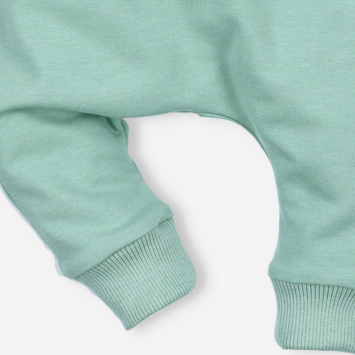 ABN-4517/ZIE Pantaloni de trening buzunar din bumbac organic Nini verde