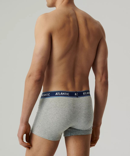 Boxer pentru bărbați 3MH-214 Atlantic, pachet de 3 bleumarin-coral-smarald