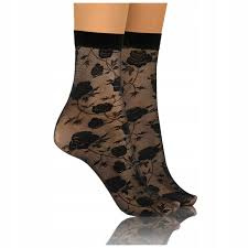 Șosete damă Sesto Senso, model 05 trandafiri picot