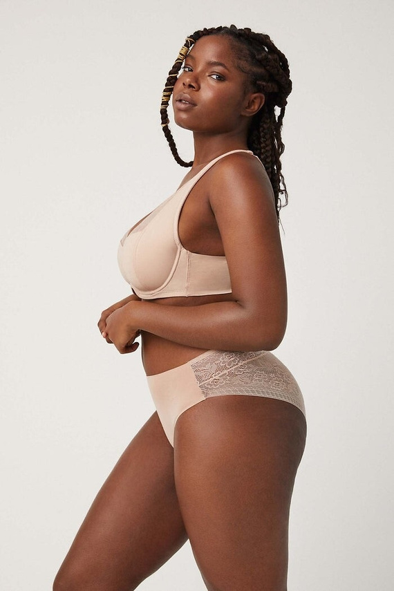 19671 Chiloți bej Ysabel Mora - dantela, feminin, confortabil