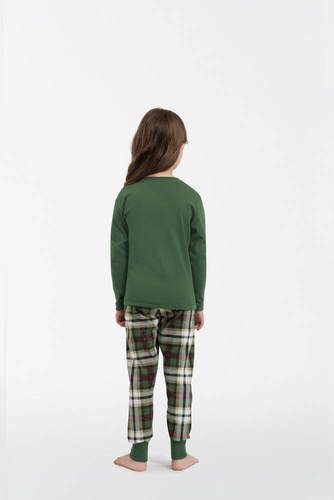 Zonda Pijama pentru copii Italian Fashion - verde/print