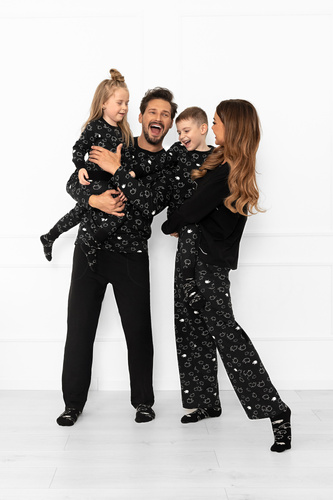 Pijama pentru femei Bonnie - bumbac, mânecă lungă, pantaloni lungi, oaie Italian Fashion  