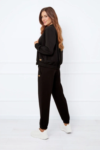 Jachetă bomber pentru femei Caro Italian Fashion - negru