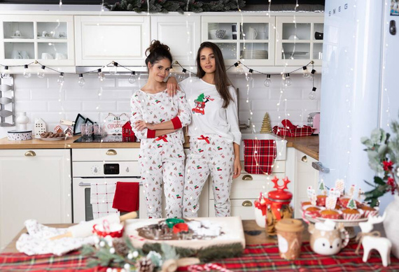 Pijama pentru femei Samantha Sensis -ecru