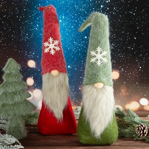 120 B Figurină decorativă de Crăciun pitic Europerdele verde