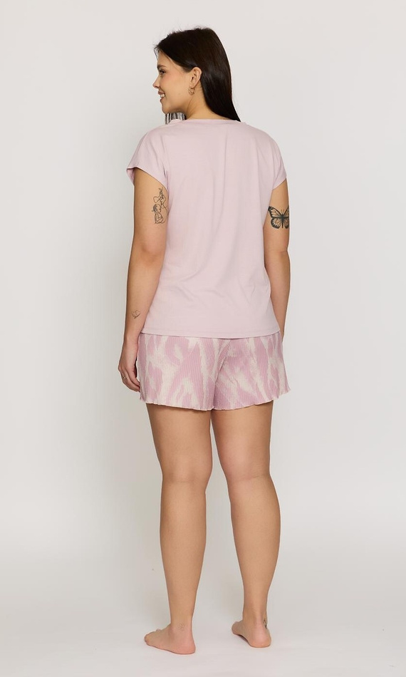 Pijamale damă Noa PC71 Mefemi by Nipplex bumbac pantaloni scurți
