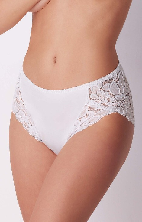 ADC89 Chiloți Midi damă Cotonella alb