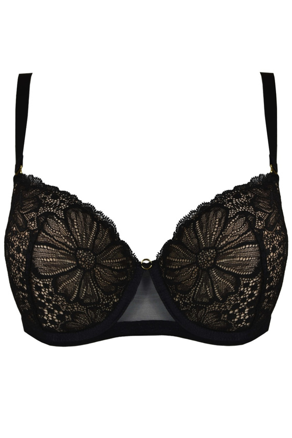 19230 Sutien cu cupe întregi Julia Milano, bej - cupe pline, confort și eleganță