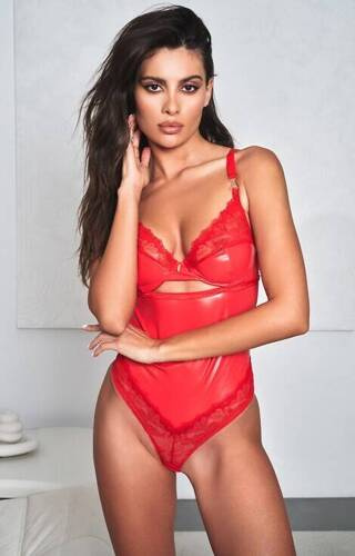 Aliosa Teddy Body Obsessive - czerwony