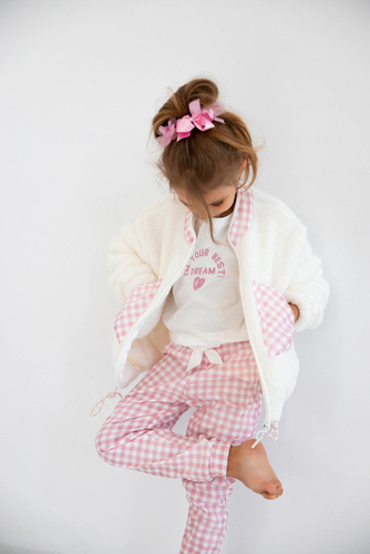 Bluză Nanny Kids de la Sensis - ecru-roz