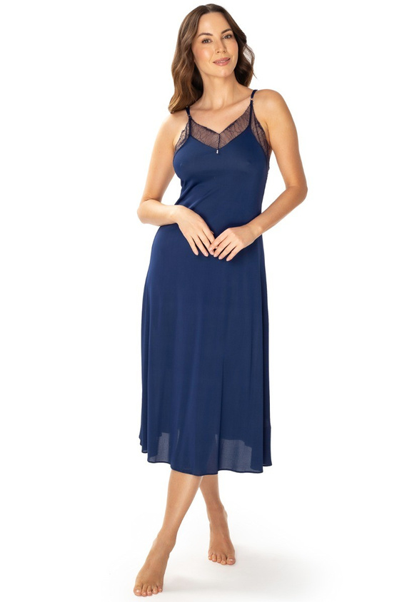 86648 Cămașă de noapte damă Pari Mewa bleumarin
