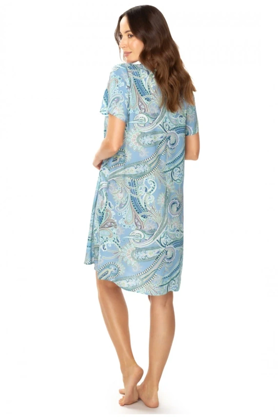 86633 Laguna Nightdress Seagull imprimeu albastru