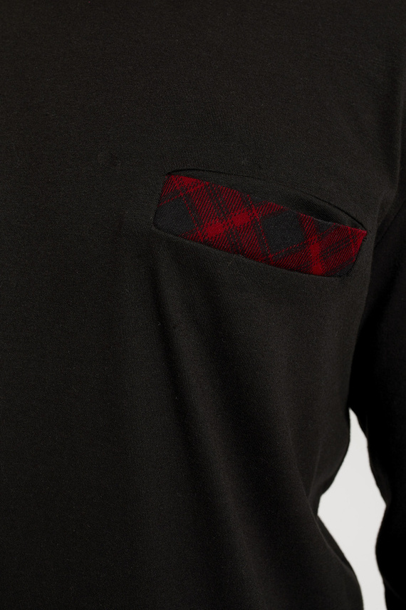 Pijama pentru bărbați Zeman Italian Fashion - negru/print