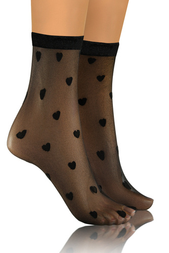 Șosete de damă Sesto Senso, model 04 inimioare