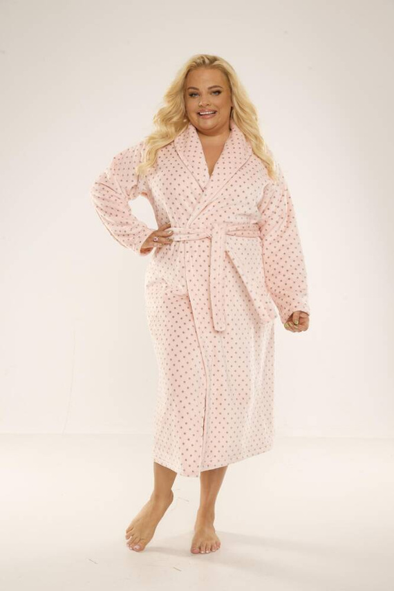 548 Melanie Halat de baie lung Forex pentru femei - somon 