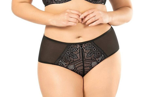 Desire Pantaloni scurți de damă Nipplex negru bej