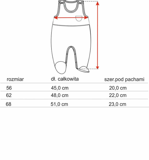 Nini Salopetă Nou-născut Little Mouse 100% Bumbac Organic – Fabricat în Polonia